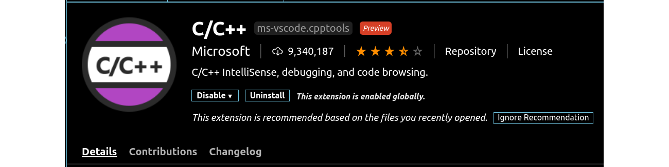 VSCode C/C++ Extension