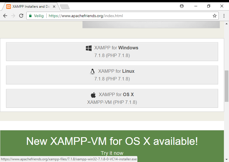 XAMPP Website